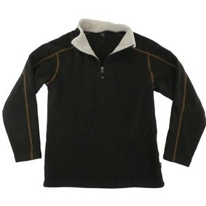 Kuhl Alfpaca 1/4 Zip‎ Pull Over Sweater Mens Medium Brown